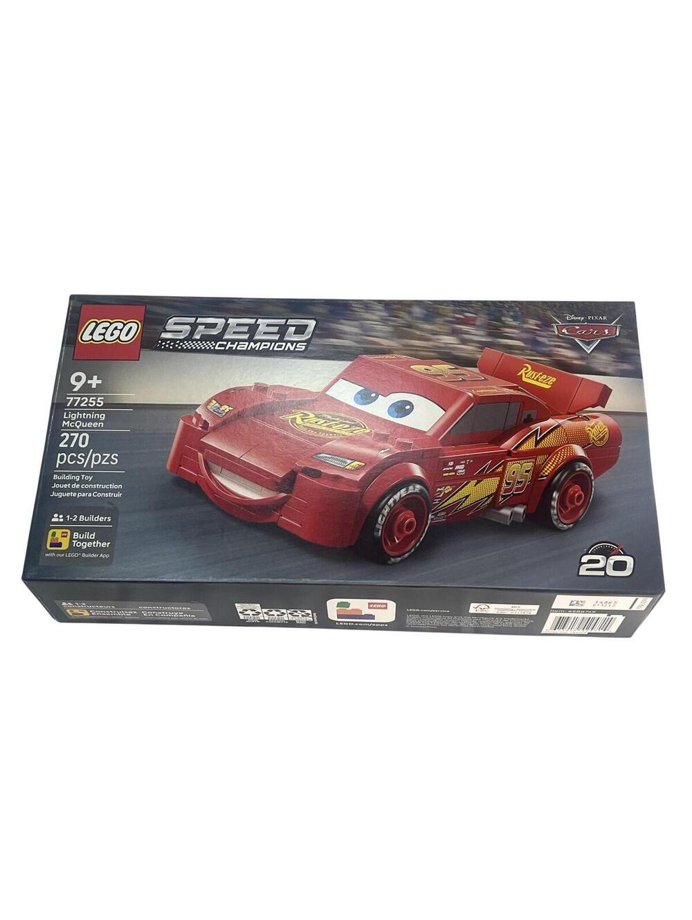 LEGO Speed Champions Lightning McQueen Disney Cars Set 270pcs 9+ New Sealed